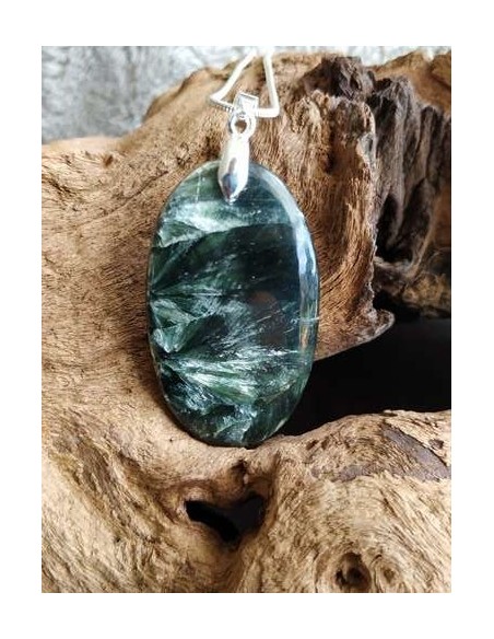 Pendentif en Séraphinite