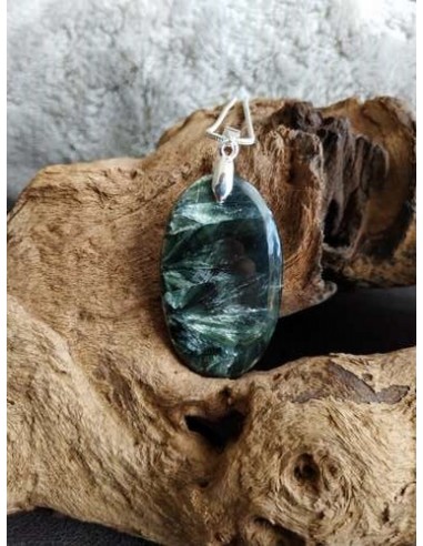 pendentif cachon en pierre naturelle séraphinite