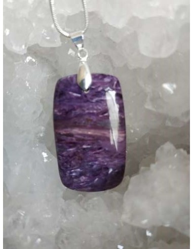 rectangle de charoite • Sister's Gemmes