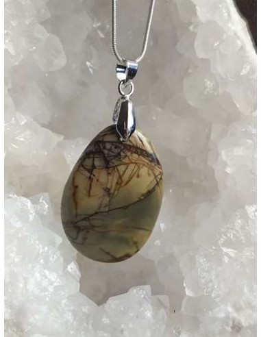 Grand cabochon de Jaspe Cherry Creek - La Bijouterie minérale