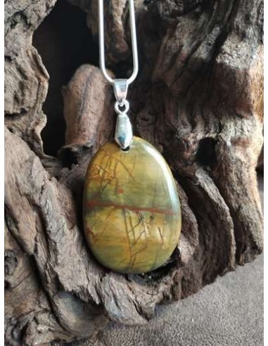rare pendentif de cherry creek jasper