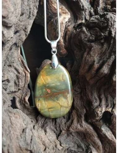 Pendentif Jaspe Cherry Creek