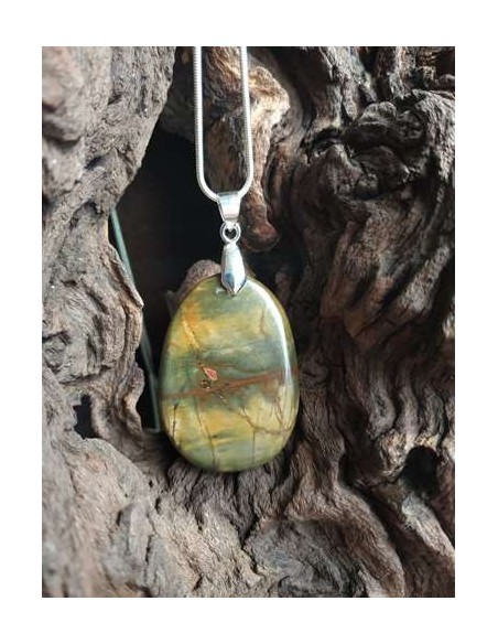 Pendentif Jaspe Cherry Creek