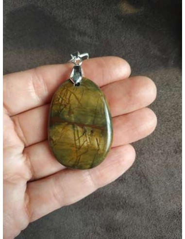 grand pendentif en jaspe cherry creek