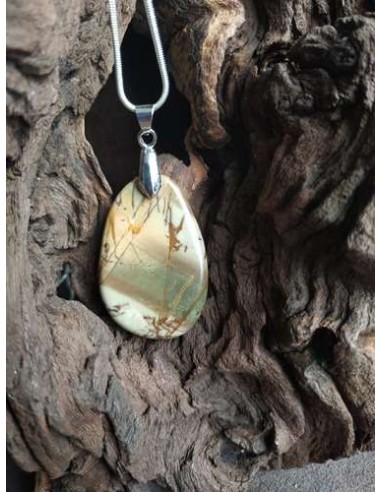 Pendentif Jaspe Cherry Creek
