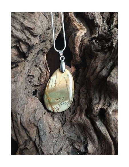 superbe pendentif en jaspe Cherry Creek