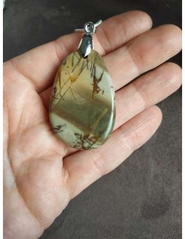 Cherry Creek jaspe en pendentif par La Bijouterie Minérale
