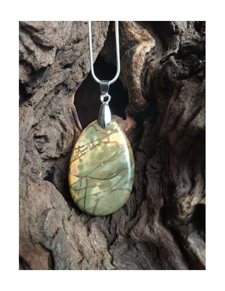 Pendentif Jaspe Cherry Creek