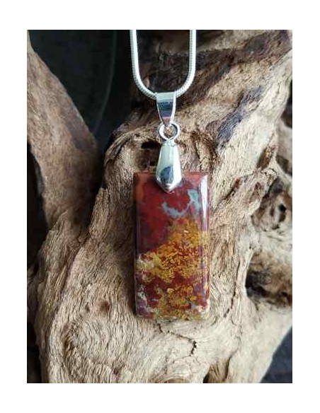 Pendentif en bois fossile
