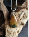 Pendentif en jaspe océan brun par La Bijouterie Minérale