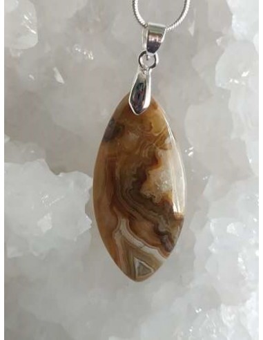 Pendentif en Agate Crazy Lace de La Bijouterie Minérale