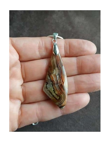 pendentif en agte crazy lace par La Bijouterie Minérale