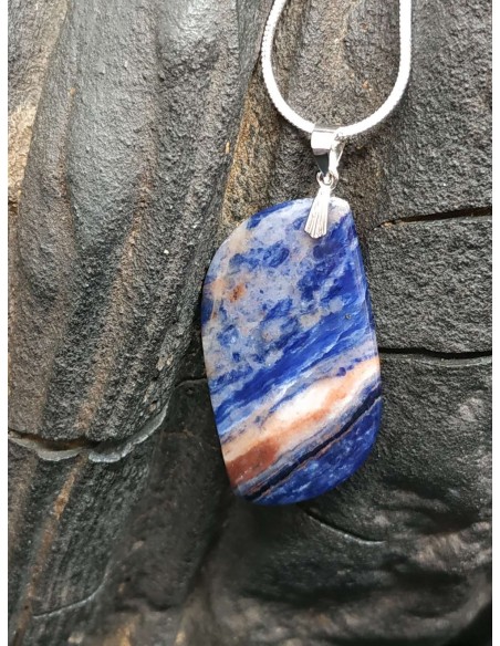 Pendentif en Sodalite
