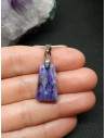 Pendentif en charoïte de Russie de 22 * 38 mm de La Bijouterie Minérale