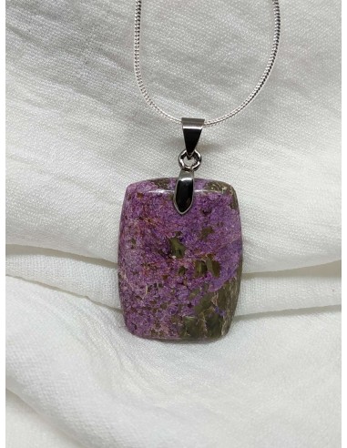 Pendentif en Purpurite de La Bijouterie Minérale