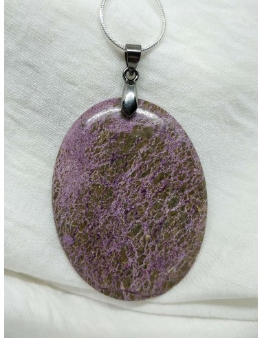 Pendentif en Purpurite de La Bijouterie Minérale