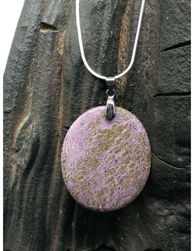 Pendentif en Purpurite de La Bijouterie Minérale