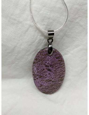 Pendentif en Purpurite de La Bijouterie Minérale