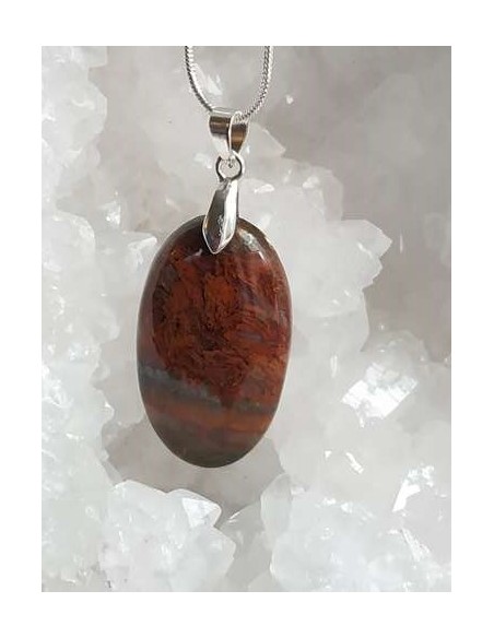 Pendentif Agate Marocaine par La Bijouterie Minérale