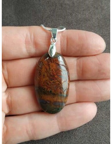 Pendentif Agate Marocaine par La Bijouterie Minérale