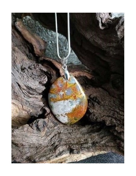 Pendentif Agate Marocaine