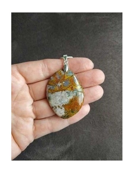 Pendentif Agate Marocaine par La Bijouterie Minérale