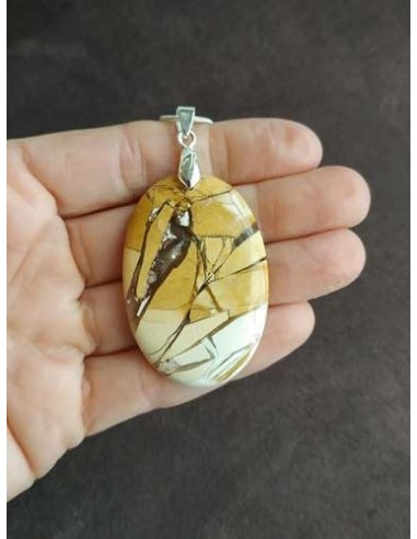 Pendentif Jaspe Maligano par La Bijouterie Minérale