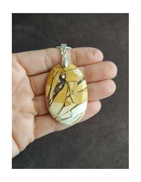 Pendentif Jaspe Maligano par La Bijouterie Minérale