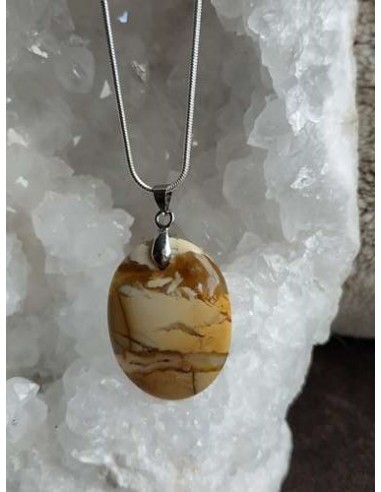 Pendentif Jaspe Maligano par La Bijouterie Minérale