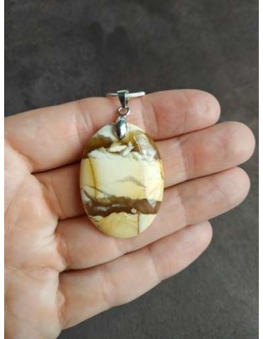 Pendentif Jaspe Maligano par La Bijouterie Minérale