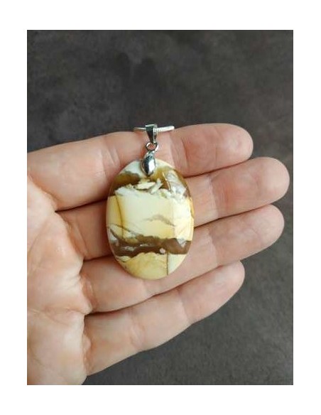 Pendentif Jaspe Maligano par La Bijouterie Minérale