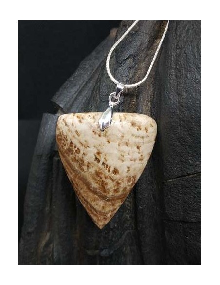 Pendentif Aragonite du Pérou