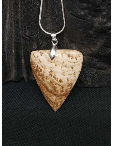 Pendentif Aragonite du Pérou de La Bijouterie Minérale