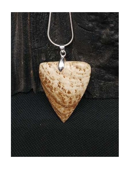 Pendentif Aragonite du Pérou de La Bijouterie Minérale