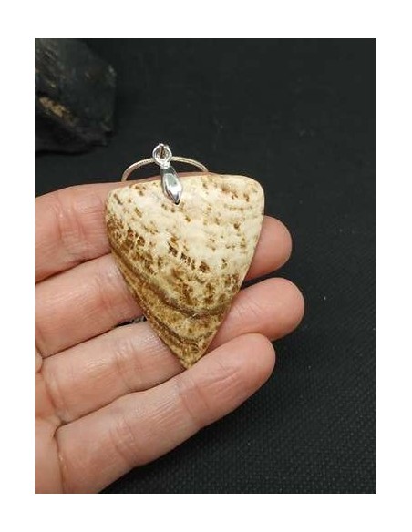 Pendentif Aragonite du Pérou