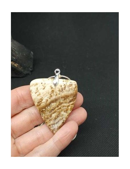 Pendentif Aragonite du Pérou de La Bijouterie Minérale