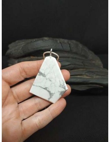 Pendentif en Howlite  de La Bijouterie Minérale