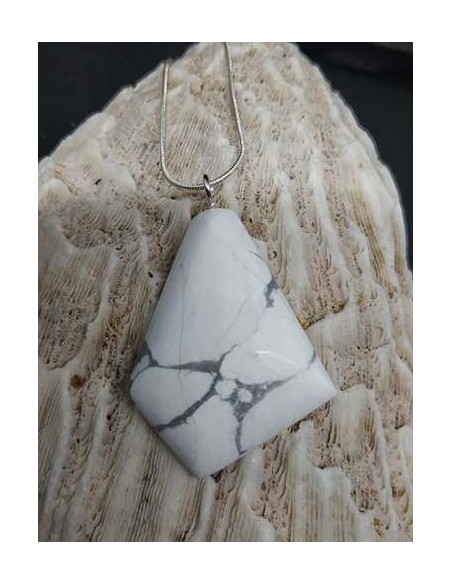 Pendentif en Howlite  de La Bijouterie Minérale