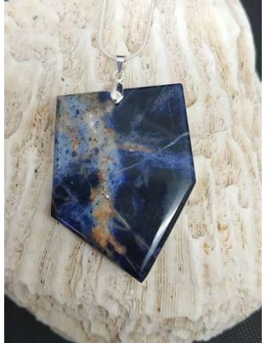 Pendentif en Sodalite de La Bijouterie Minérale