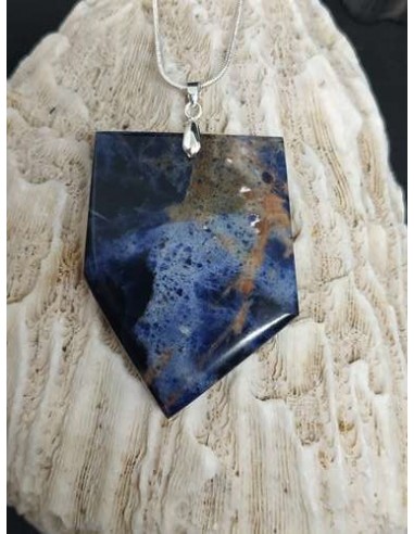 Pendentif en Sodalite de La Bijouterie Minérale