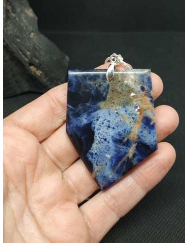Pendentif en Sodalite de La Bijouterie Minérale