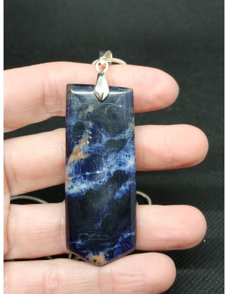 Pendentif en Sodalite de La Bijouterie Minérale