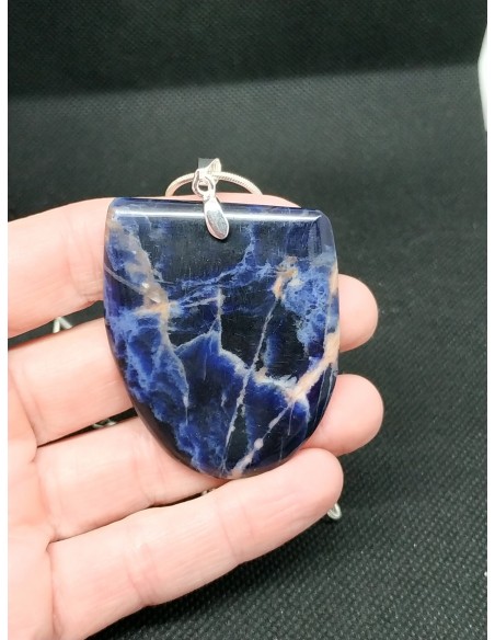 Pendentif en Sodalite de La Bijouterie Minérale