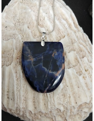 Pendentif en Sodalite de La Bijouterie Minérale