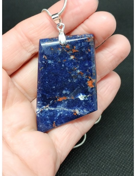 Pendentif en Sodalite de La Bijouterie Minérale