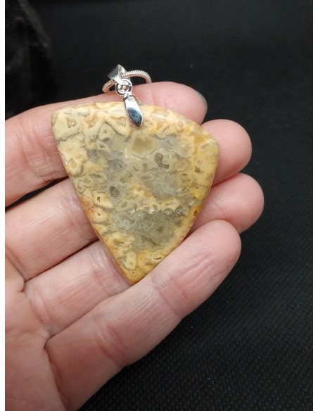 Pendentif en Agate Crazy Lace de La Bijouterie Minérale