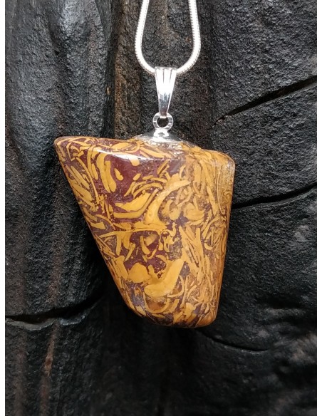 Pendentif Jaspe Mariam appelé aussi Jaspe Eléphant