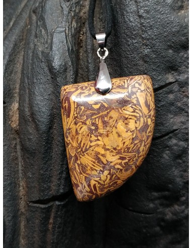 Pendentif Jaspe Mariam appelé aussi Jaspe Eléphant de La Bijouterie Minérale