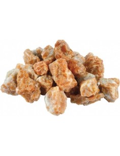 pierres brutes de calcite de feu du Brésil