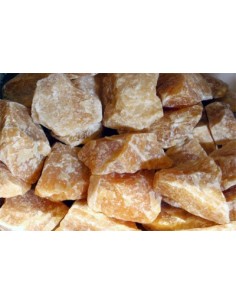 pierres brutes de calcite orange du Mexique